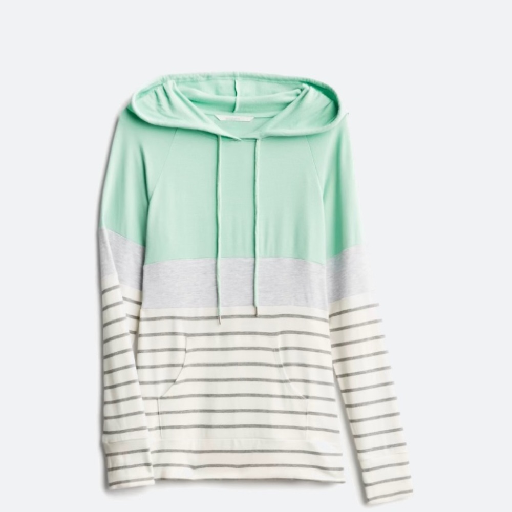 Market & Spruce Brena knit, hooded top, large GUC